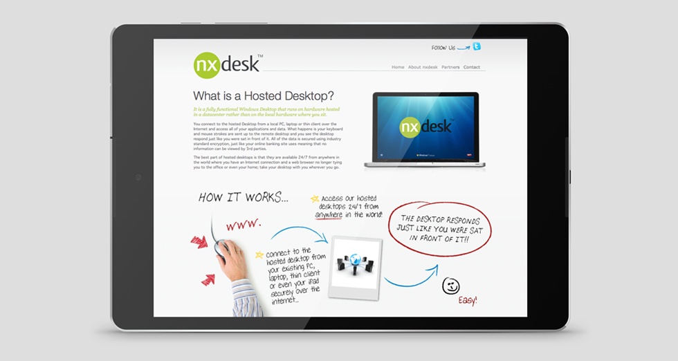 nxdesk: Website by Intravenous
